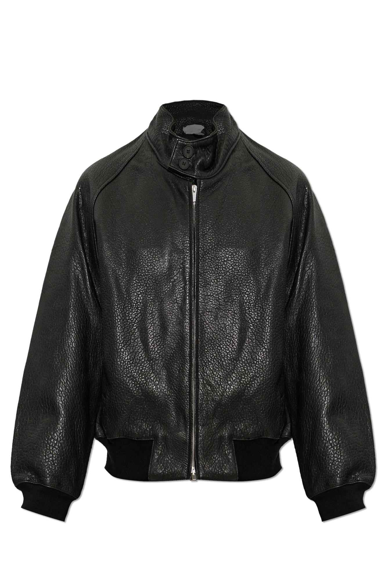 Black Leather jacket 'Over' Studio Nicholson - Vitkac France